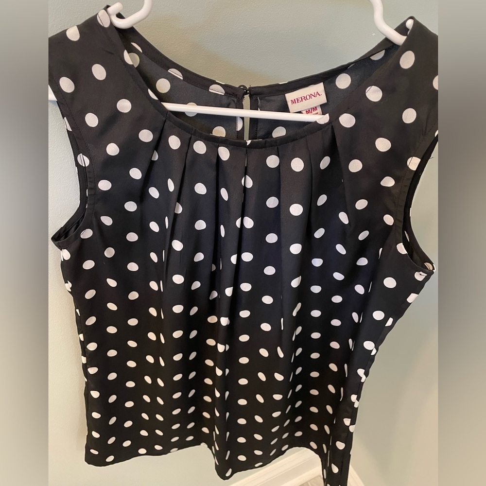 Merona polka dot blouse.